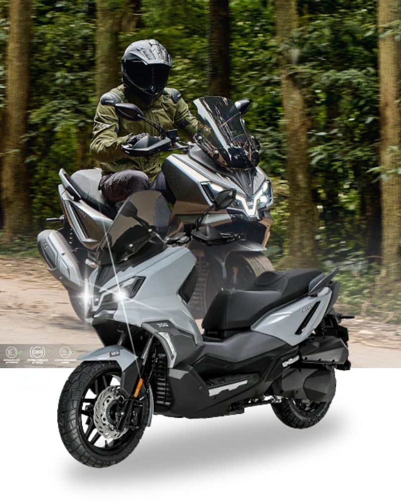Inicio 2 motocicleta sym ADXTG 300