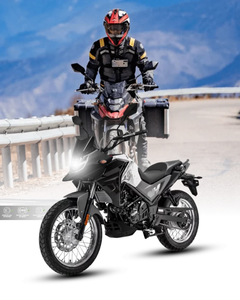 motocicleta doble proposito NH Trazer 300
