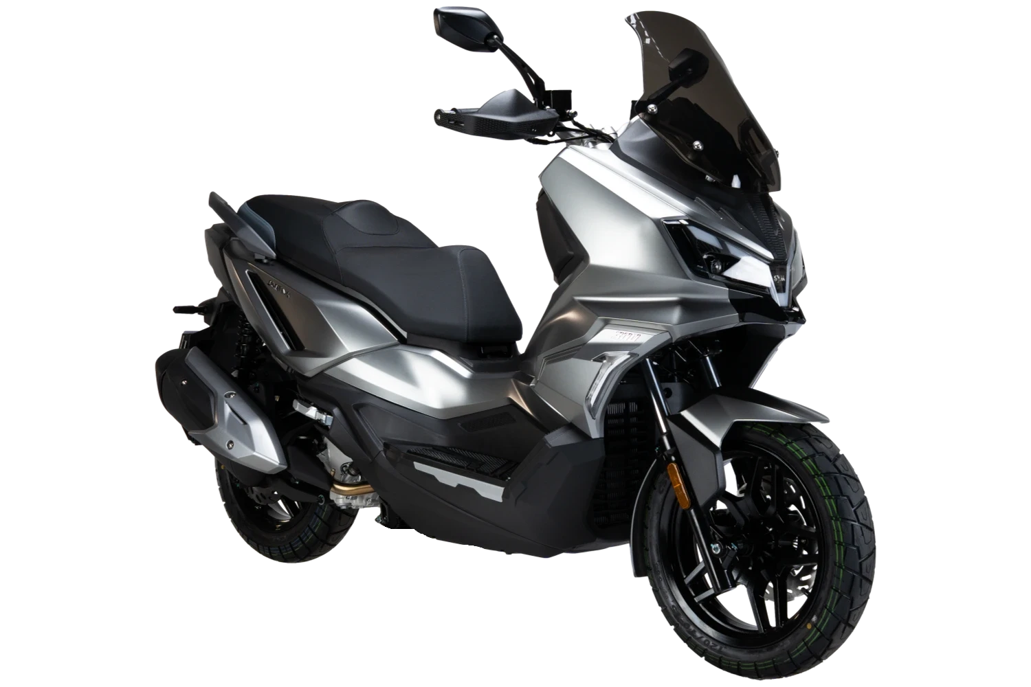 motoccicleta sym scooter adxtg 300 color gris mate