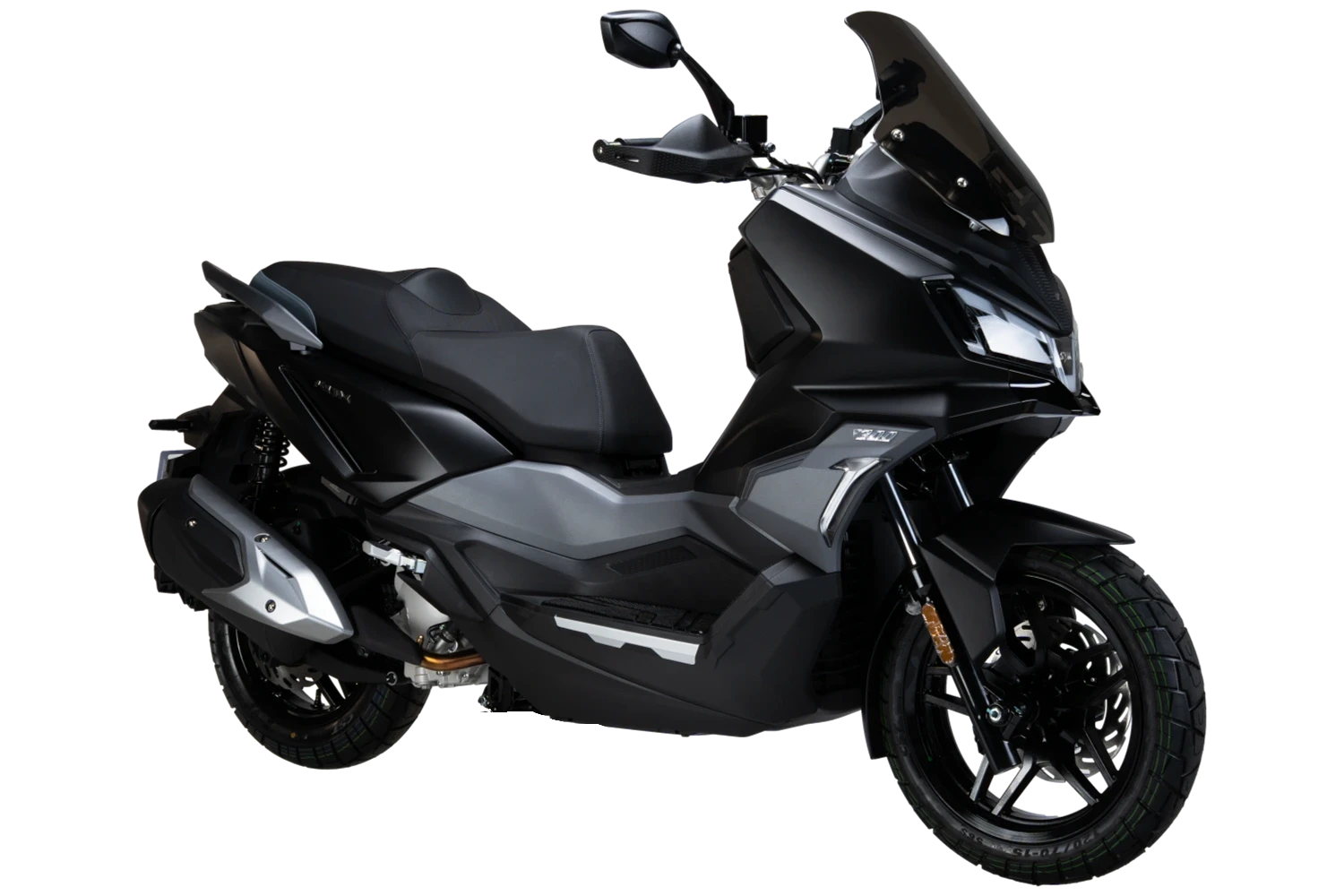 motoccicleta sym scooter adxtg 300 color negro